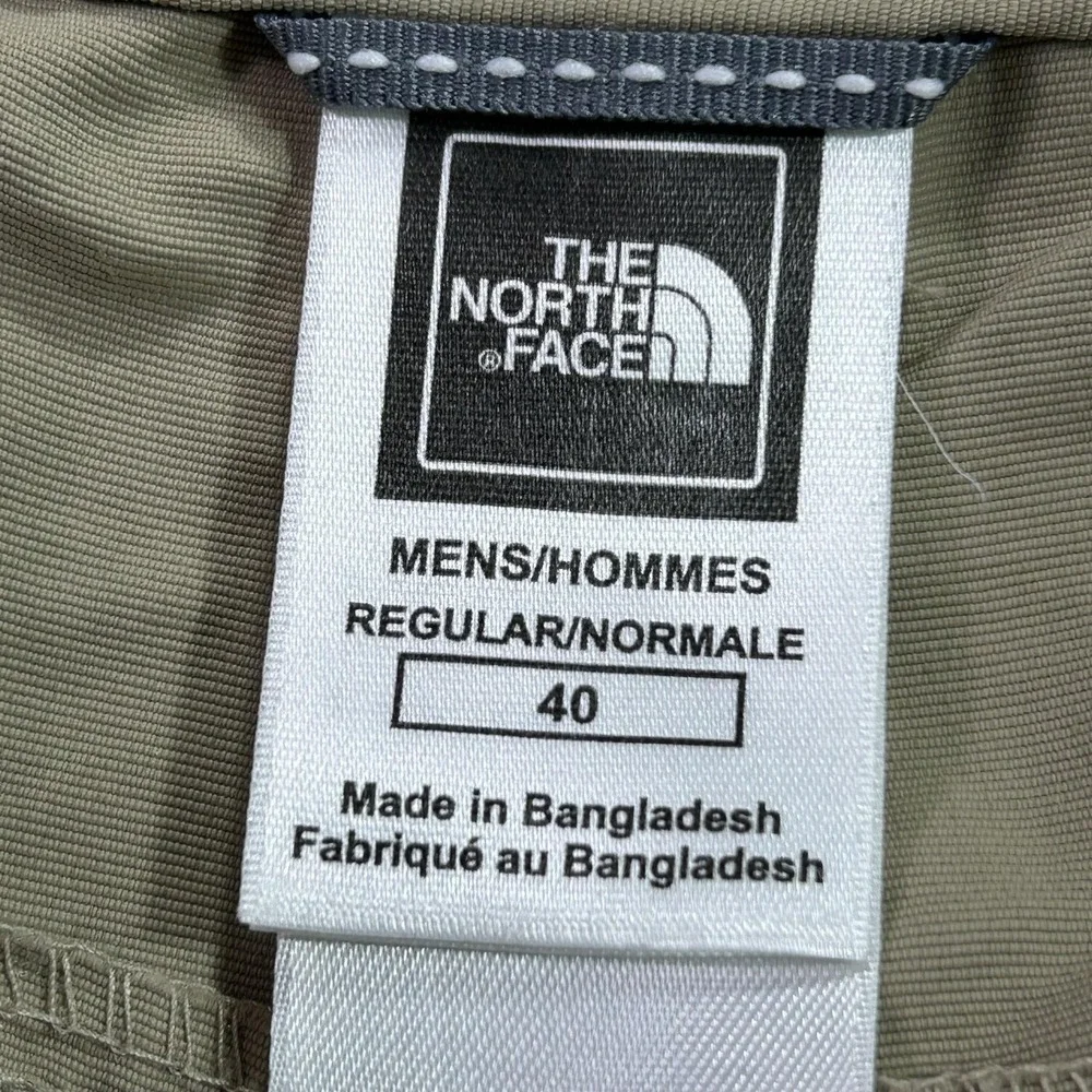 The North Face Pants Mens 40x31 Beige Nylon Hiking Zip Pocket Outdoor‎ Trail